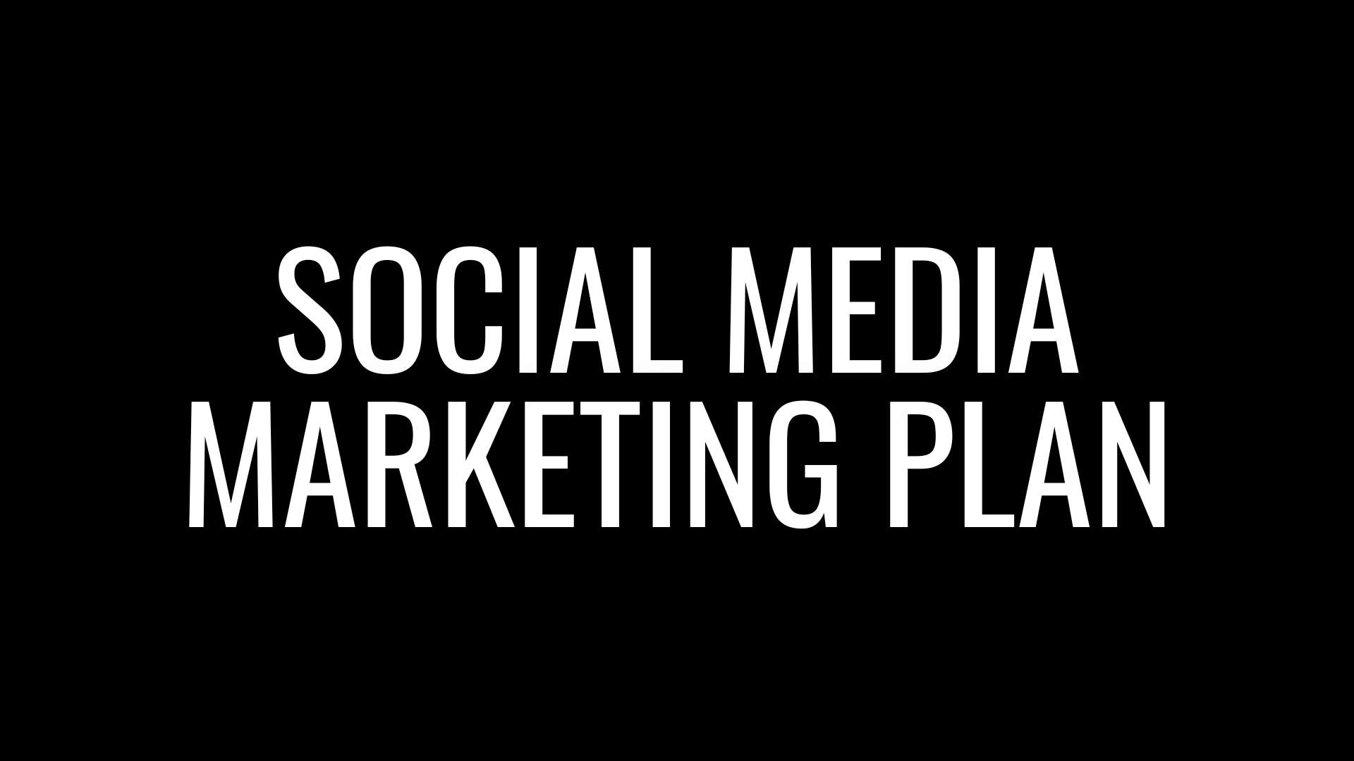 Tridigiam Social Media Marketing Plan Card Black Tridigiam Social Media Marketing Plan Card Black