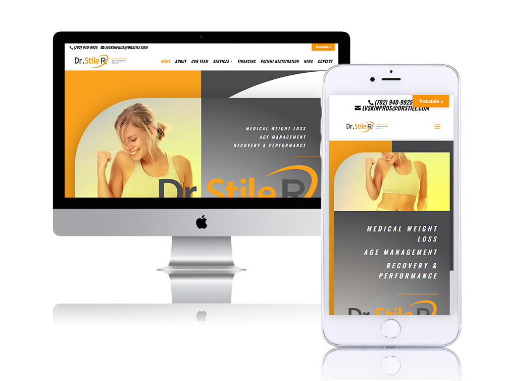 DrStileRx Website Screenshot DrStileRx Website Screenshot