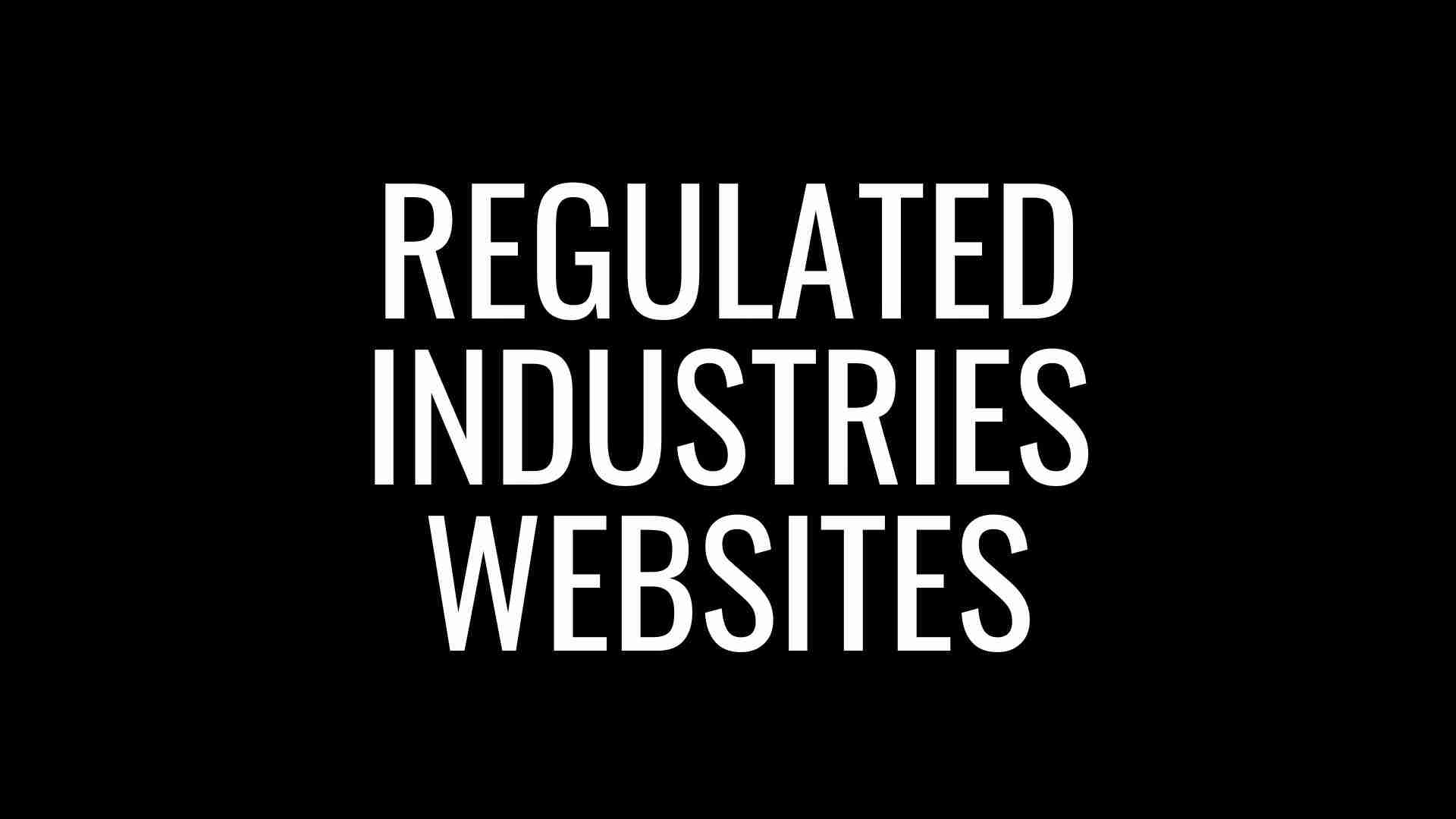 Regulated Industries Websites Regulated Industries Websites