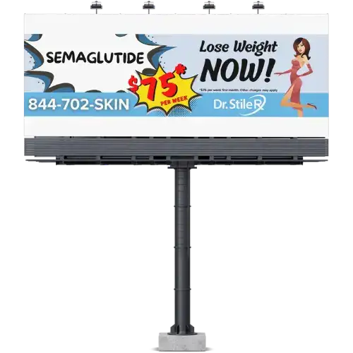 Semaglutide Billboard Mockup DrStileRx
