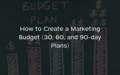 How to Create a Marketing Budget (30, 60, and 90-day Plans)