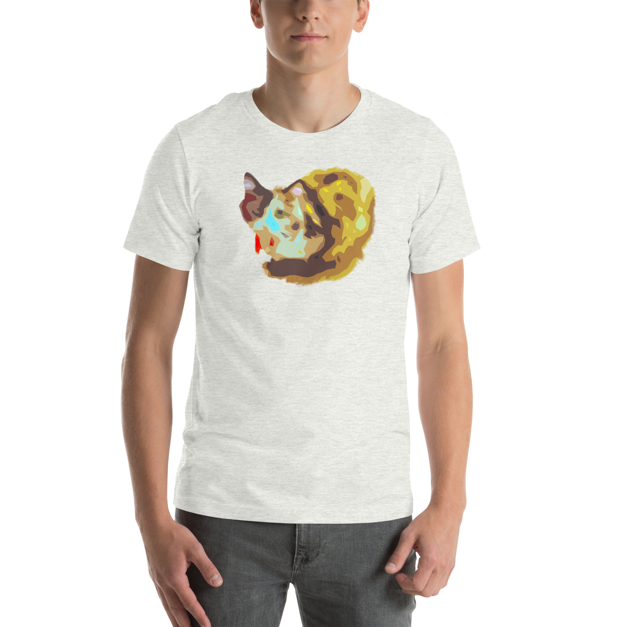 Unisex Staple T-Shirt Ash Front