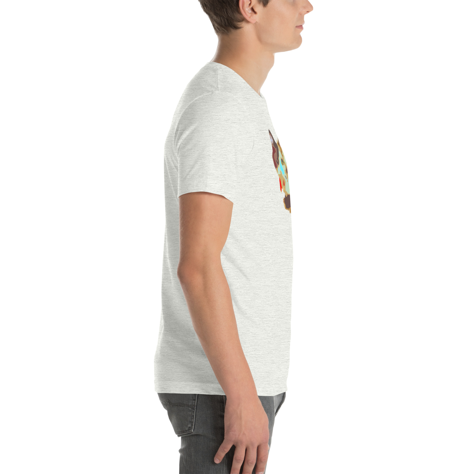 Unisex Staple T-Shirt Ash Right