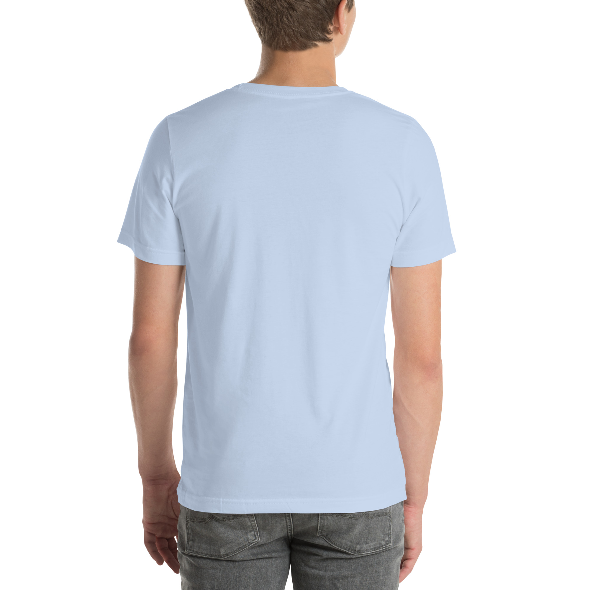 Unisex Staple T-Shirt Baby Blue Back