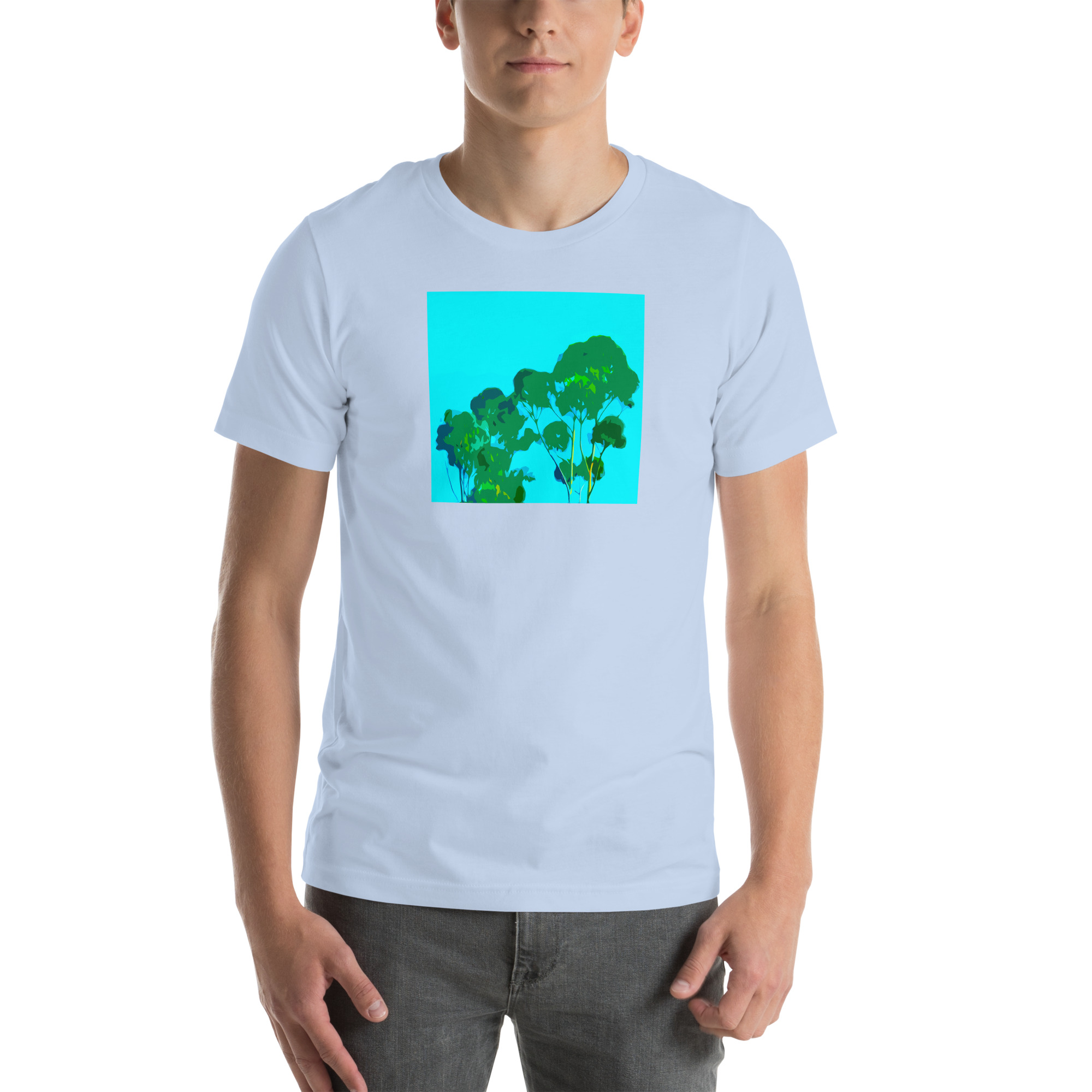 Unisex Staple T-Shirt Baby Blue Front