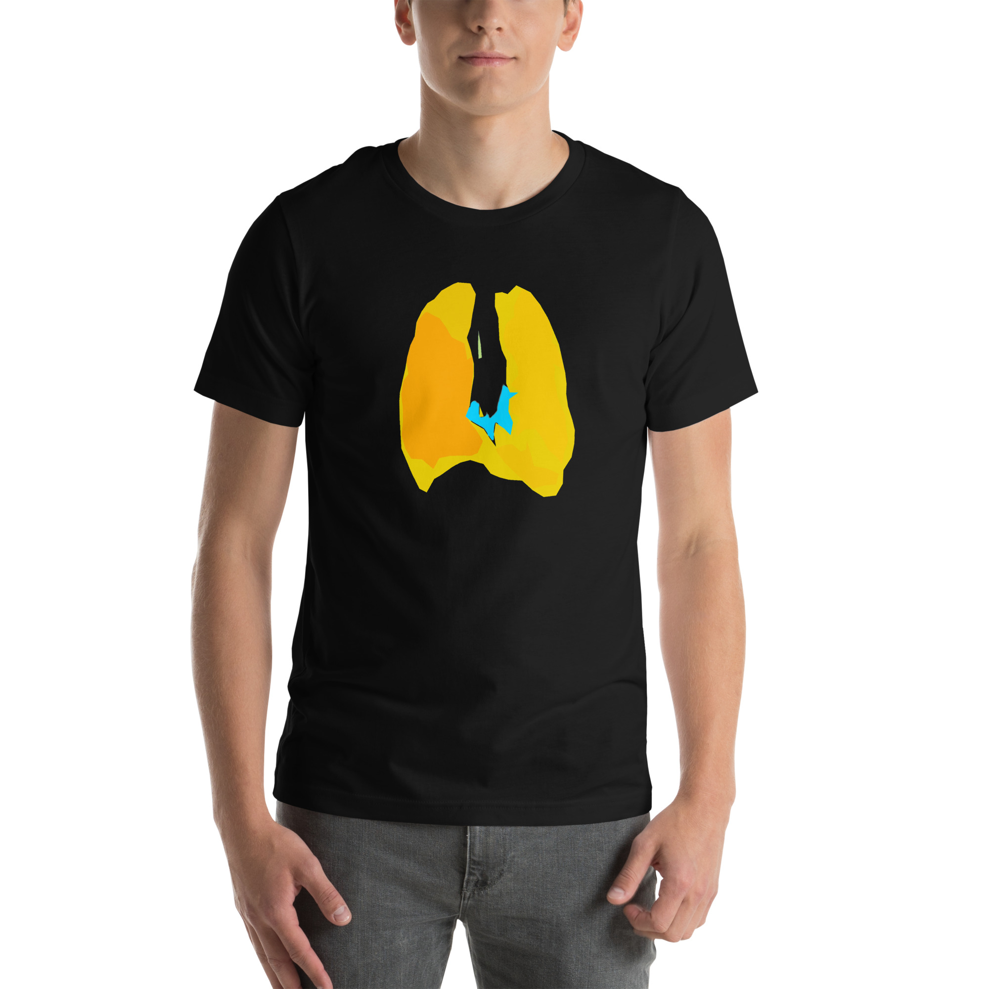 Unisex Staple T-Shirt Black Front