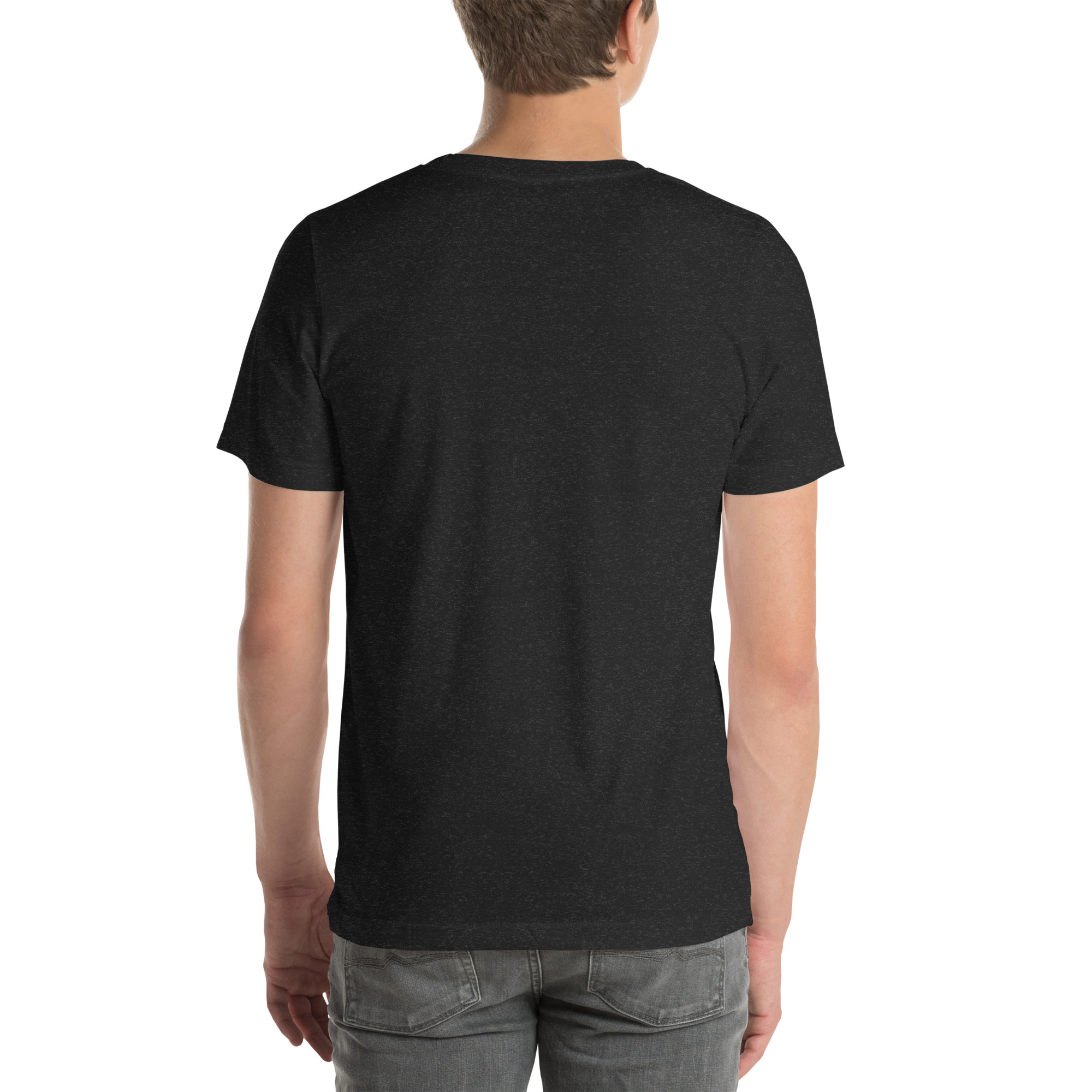 Unisex Staple T-Shirt Black Heather Back