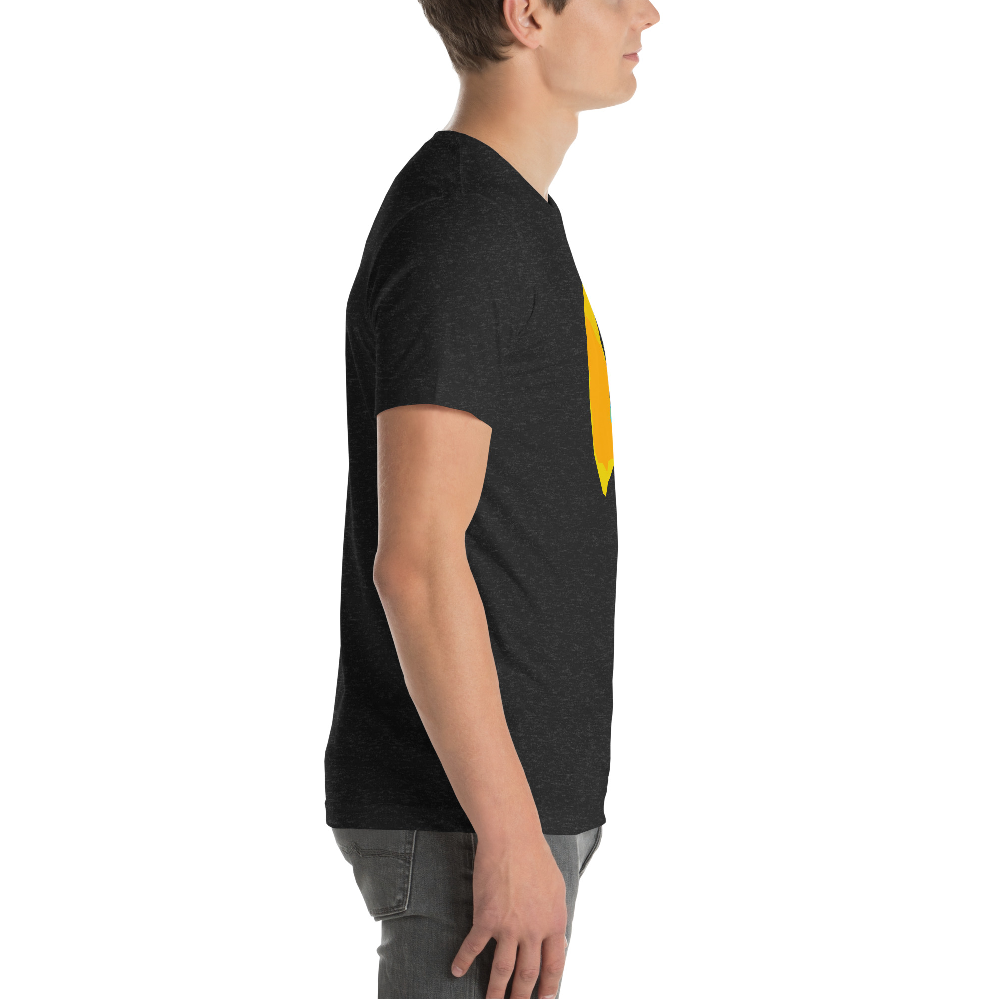 Unisex Staple T-Shirt Black Heather Right