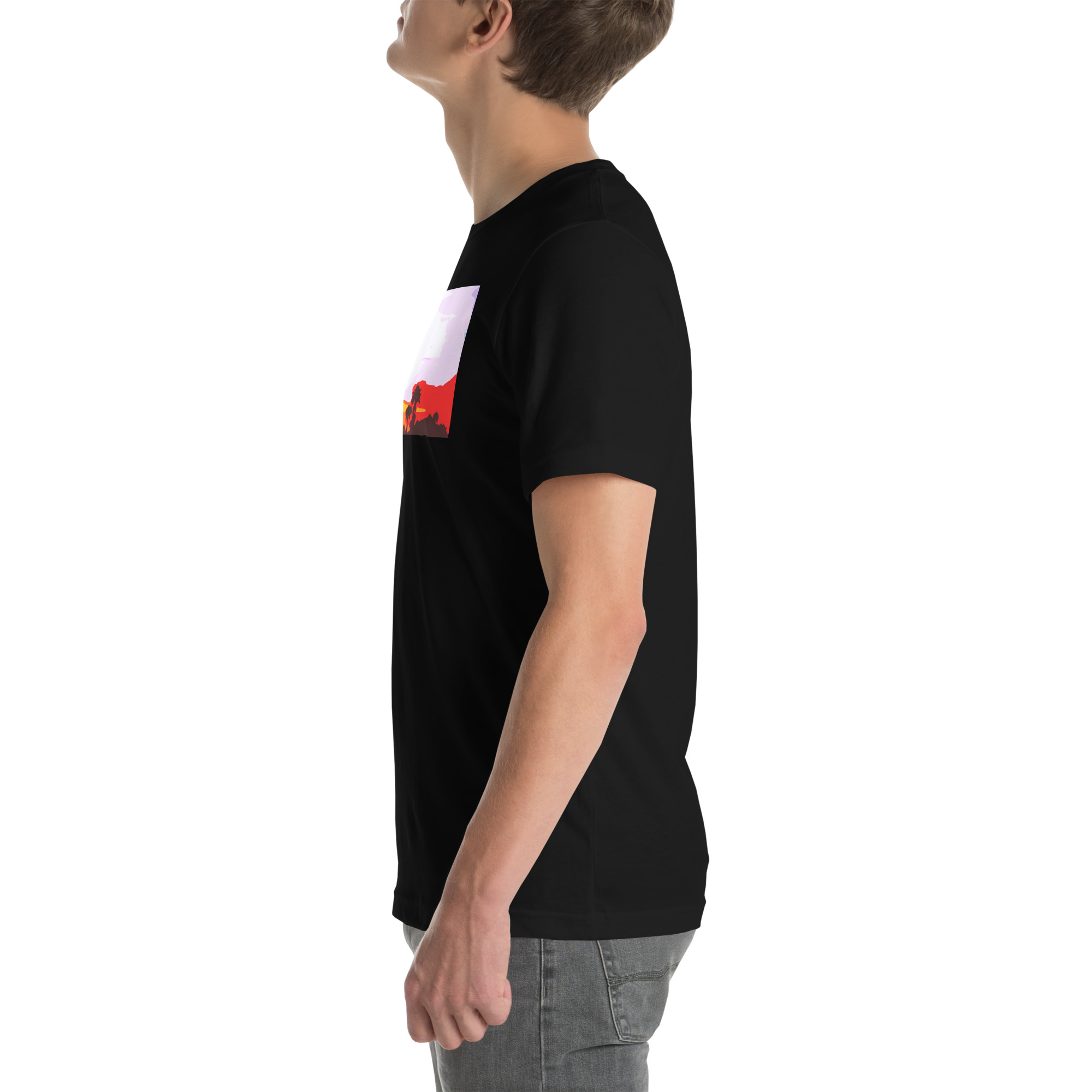 Unisex Staple T-Shirt Black Left