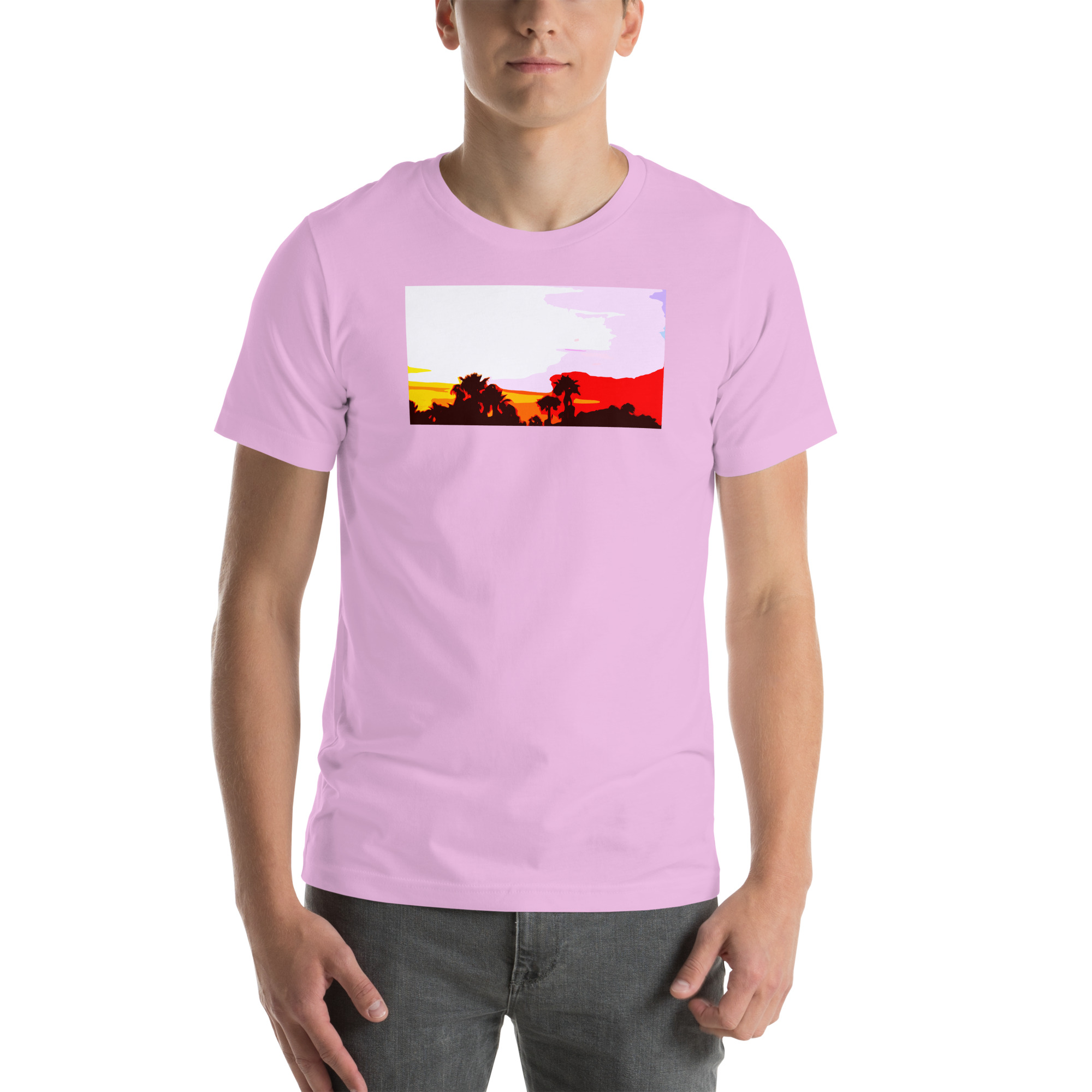 Unisex Staple T-Shirt Lilac Front