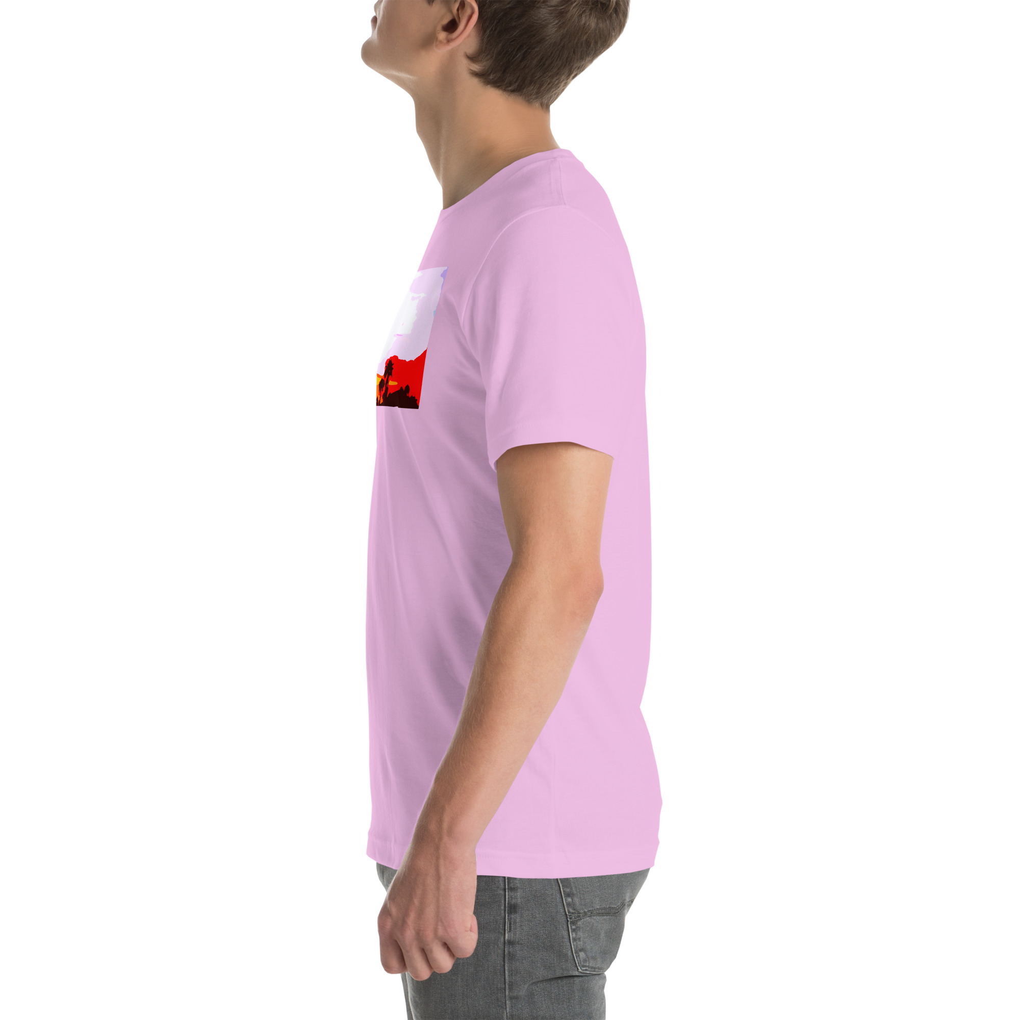 Unisex Staple T-Shirt Lilac Left