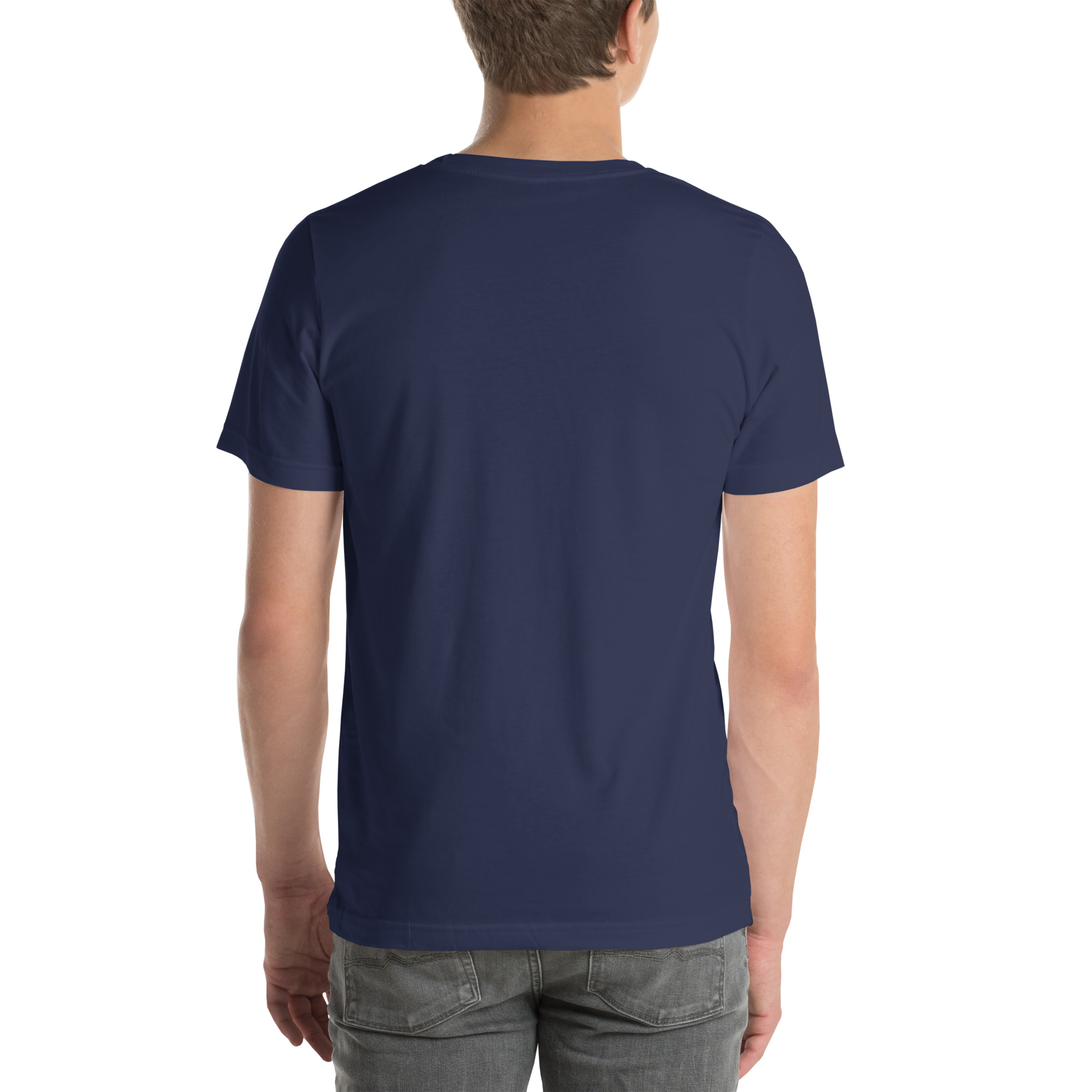 Unisex Staple T-Shirt Navy Back