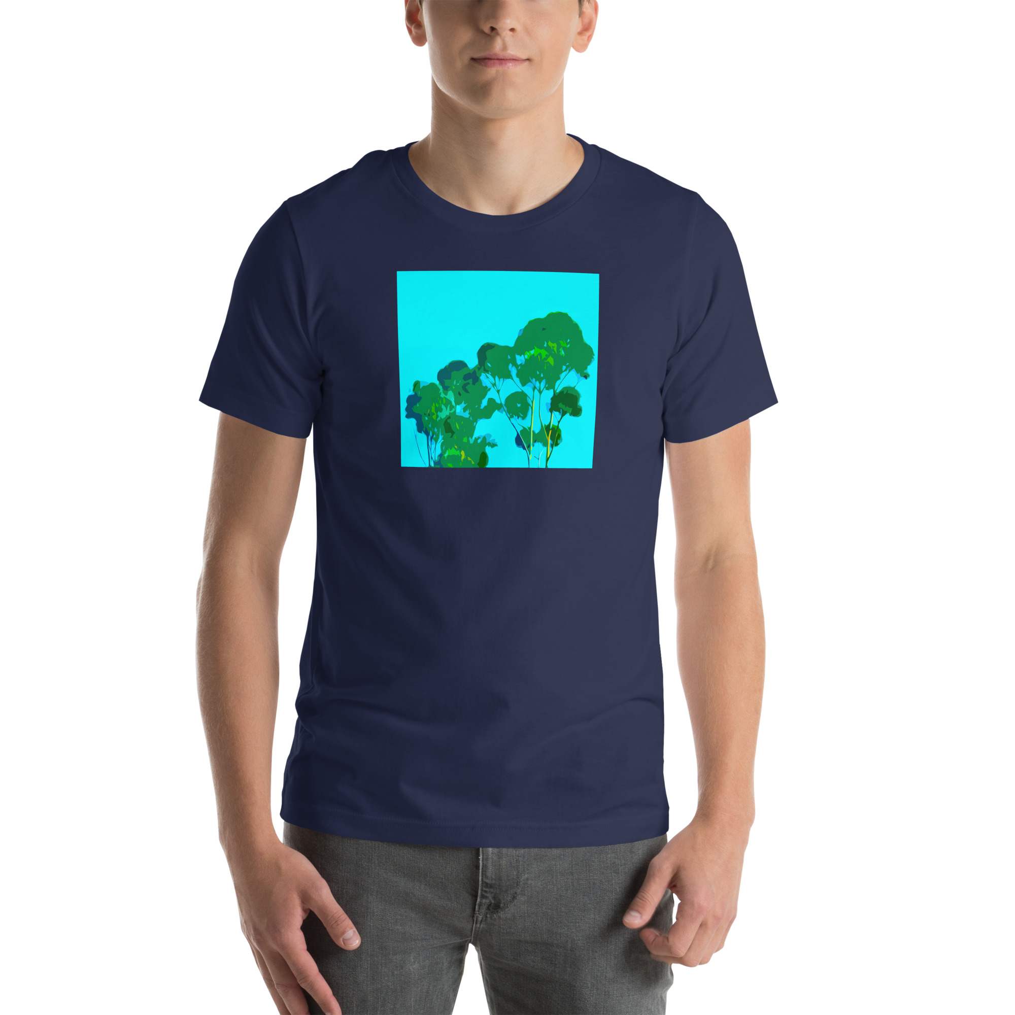 Unisex Staple T-Shirt Navy Front