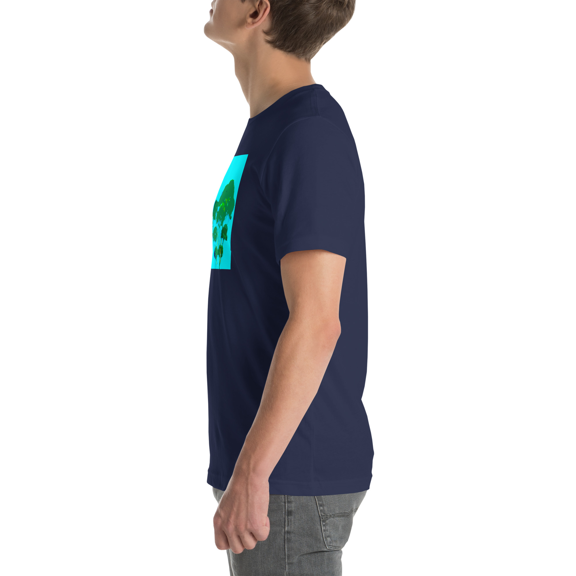 Unisex Staple T-Shirt Navy Left