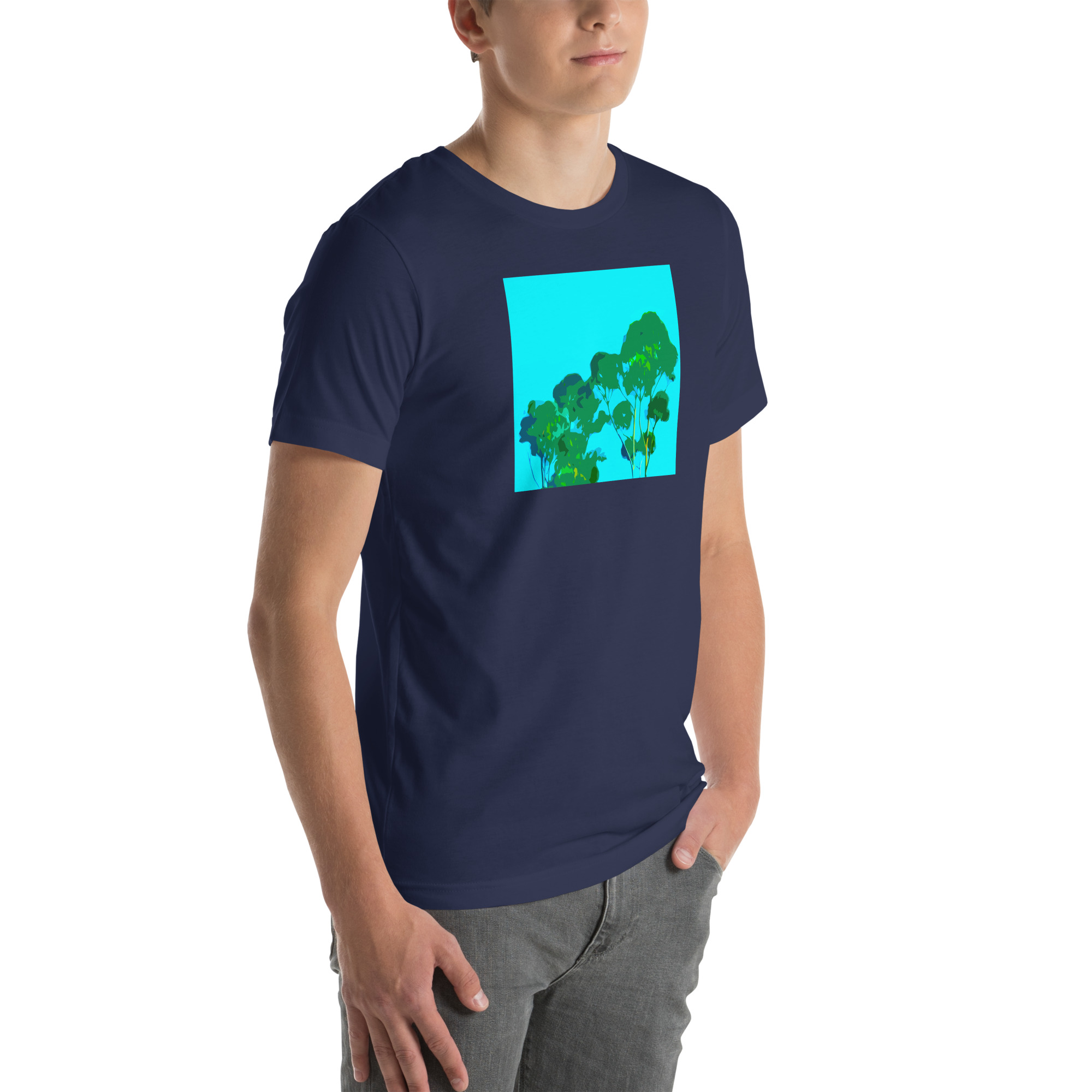 Unisex Staple T-Shirt Navy Right Front