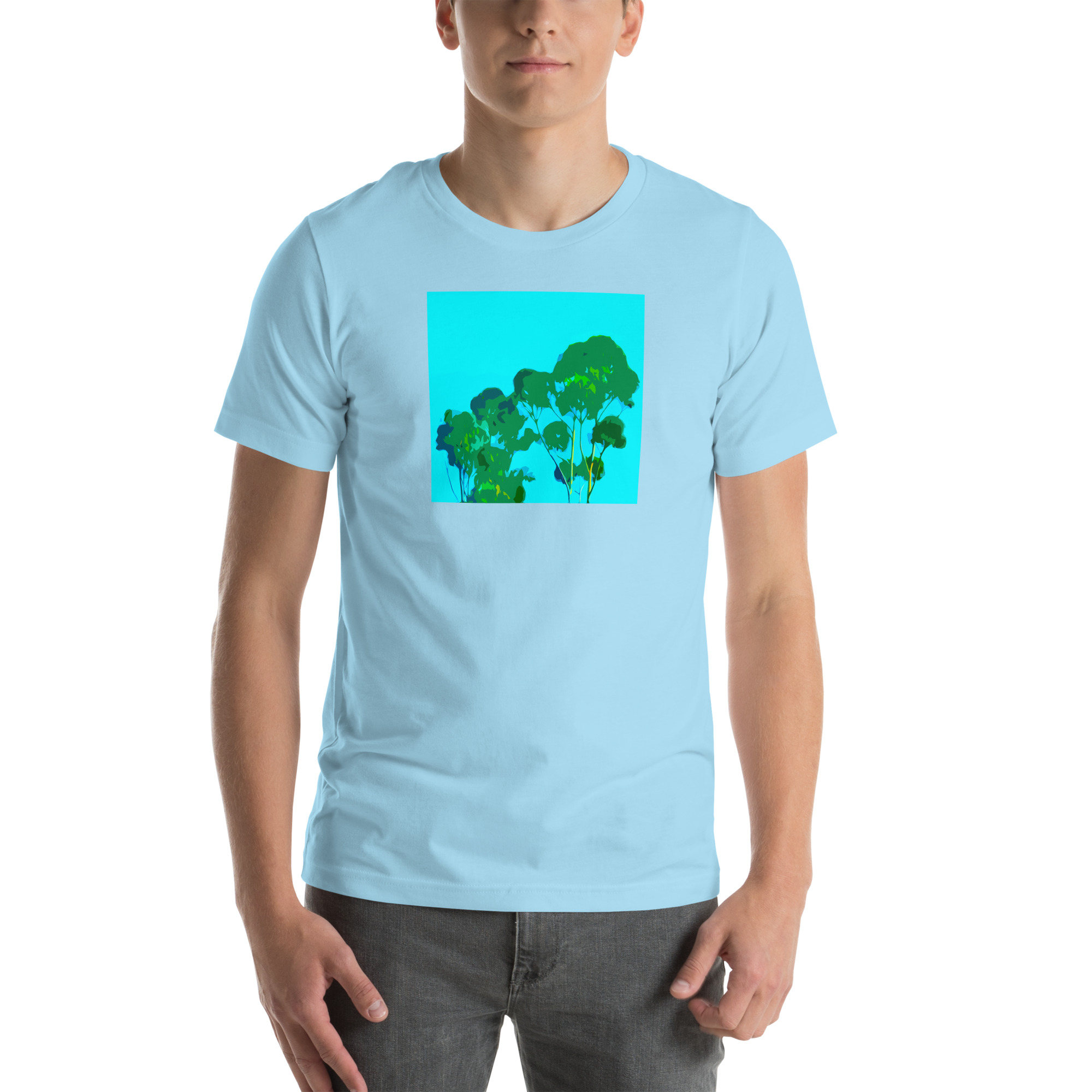Unisex Staple T-Shirt Ocean Blue Front