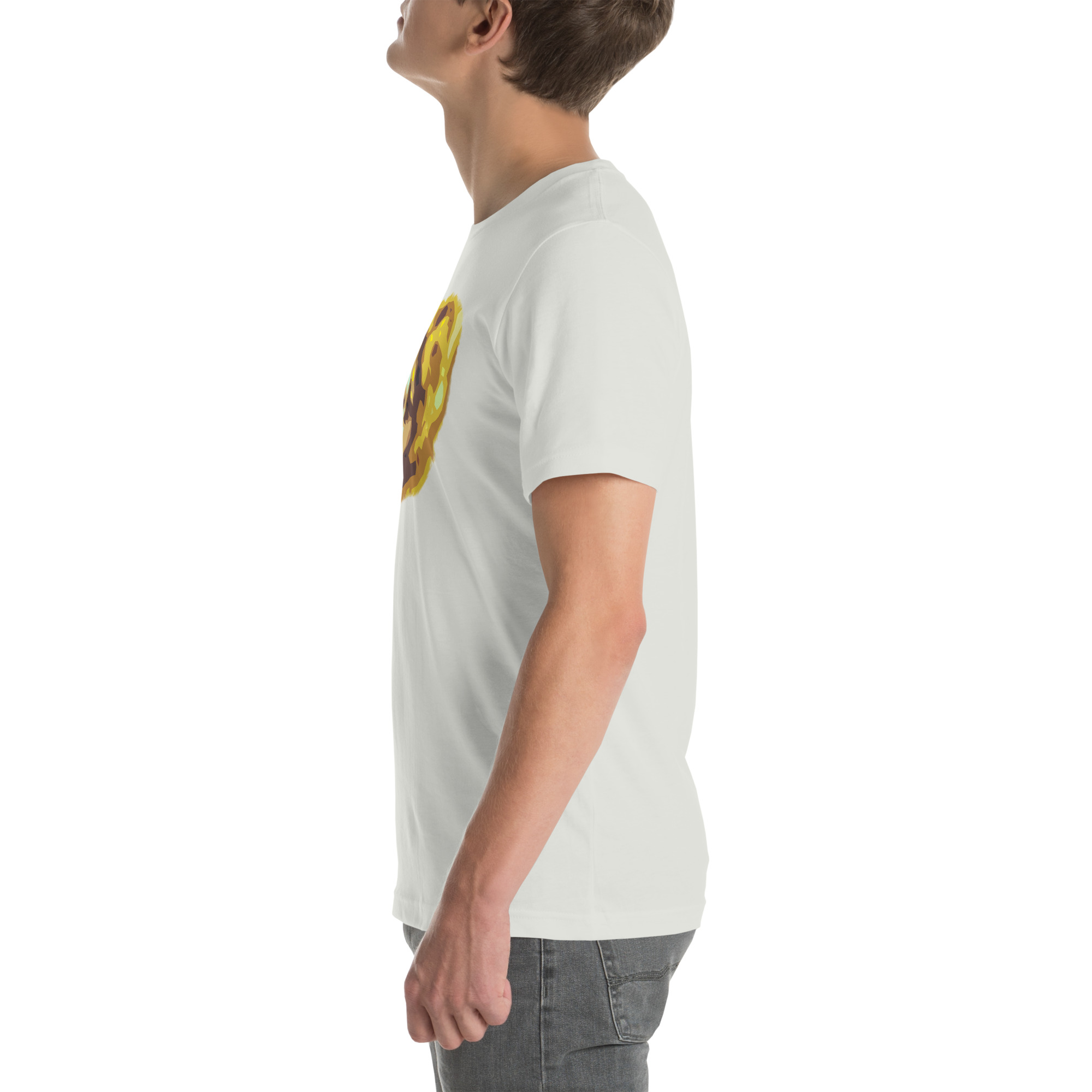 Unisex Staple T-Shirt Silver Left