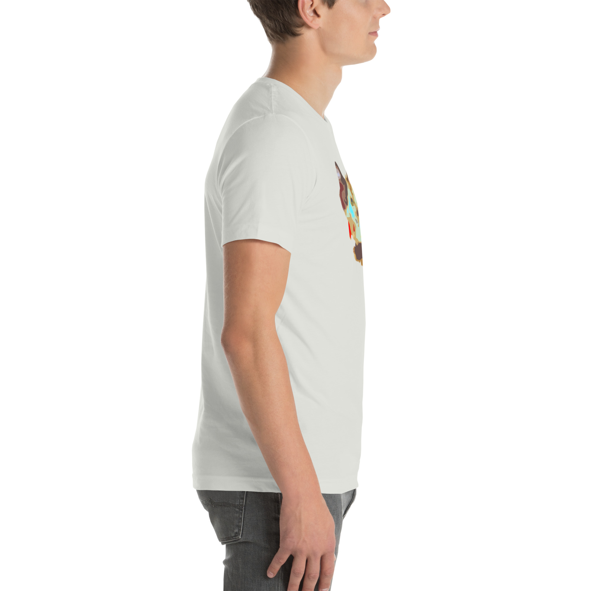 Unisex Staple T-Shirt Silver Right