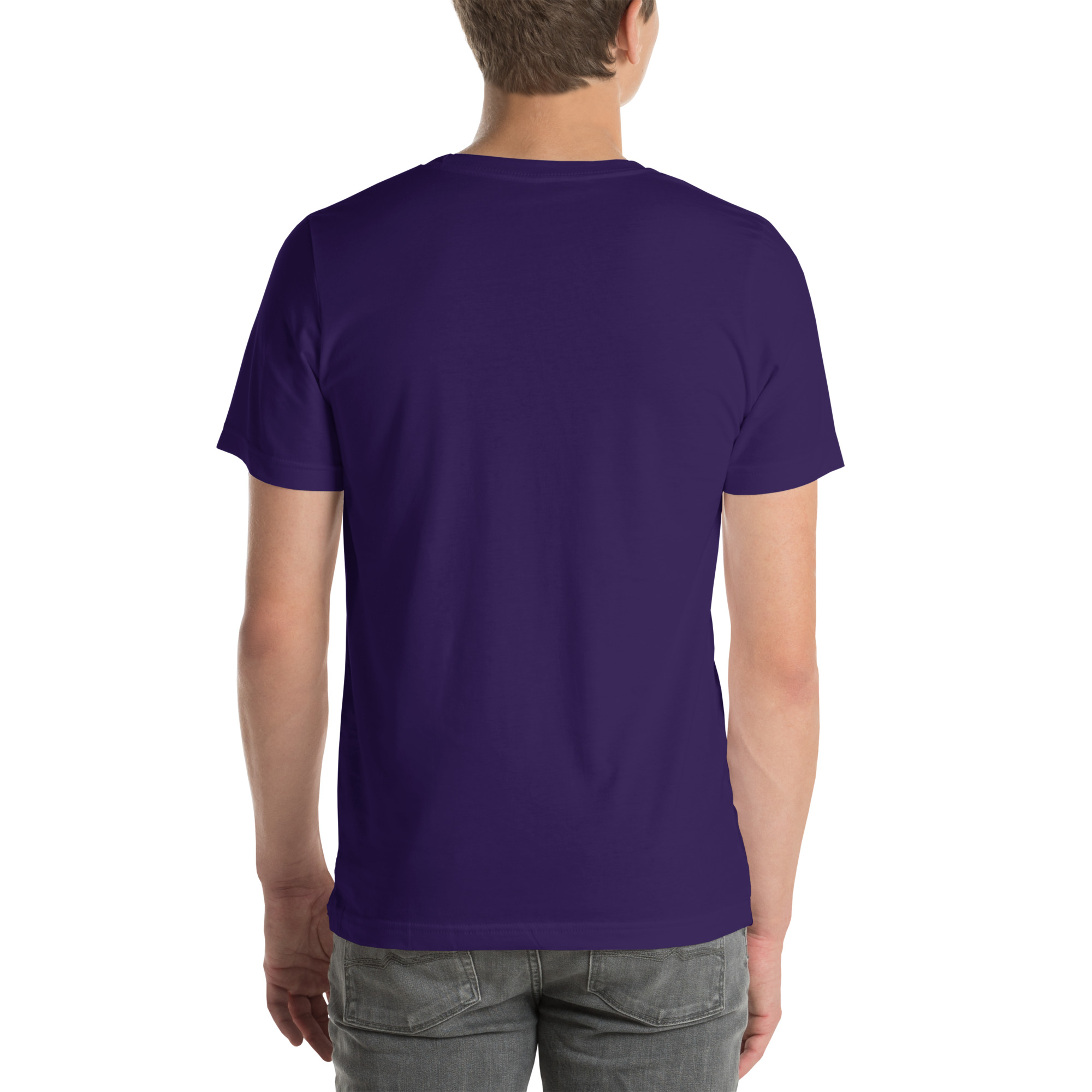 Unisex Staple T-Shirt Team Purple Back