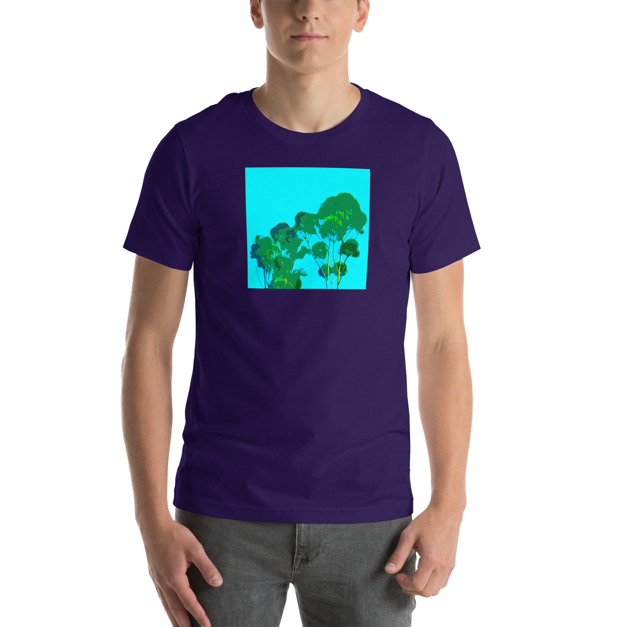 Unisex Staple T-Shirt Team Purple Front