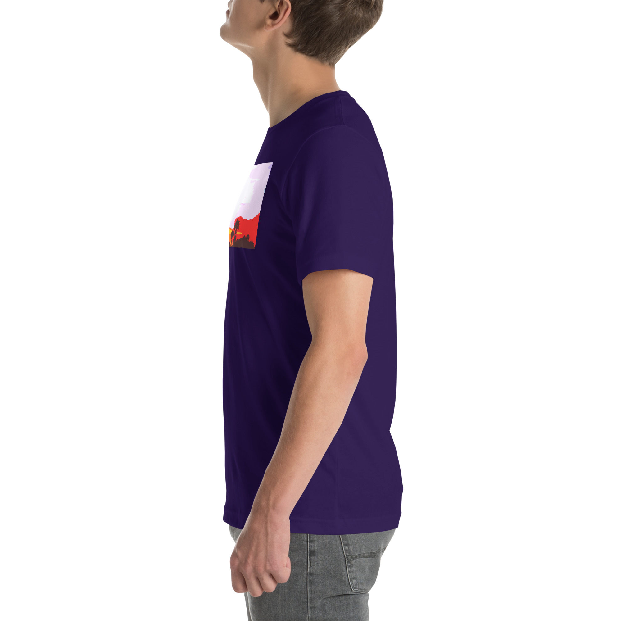 Unisex Staple T-Shirt Team Purple Left
