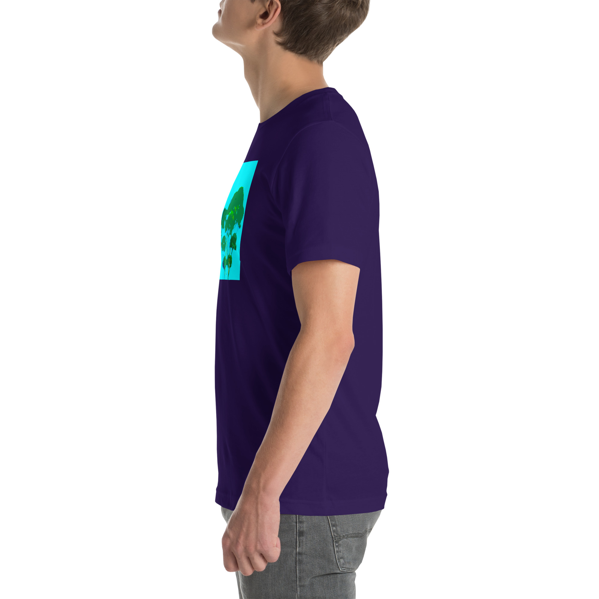 Unisex Staple T-Shirt Team Purple Left