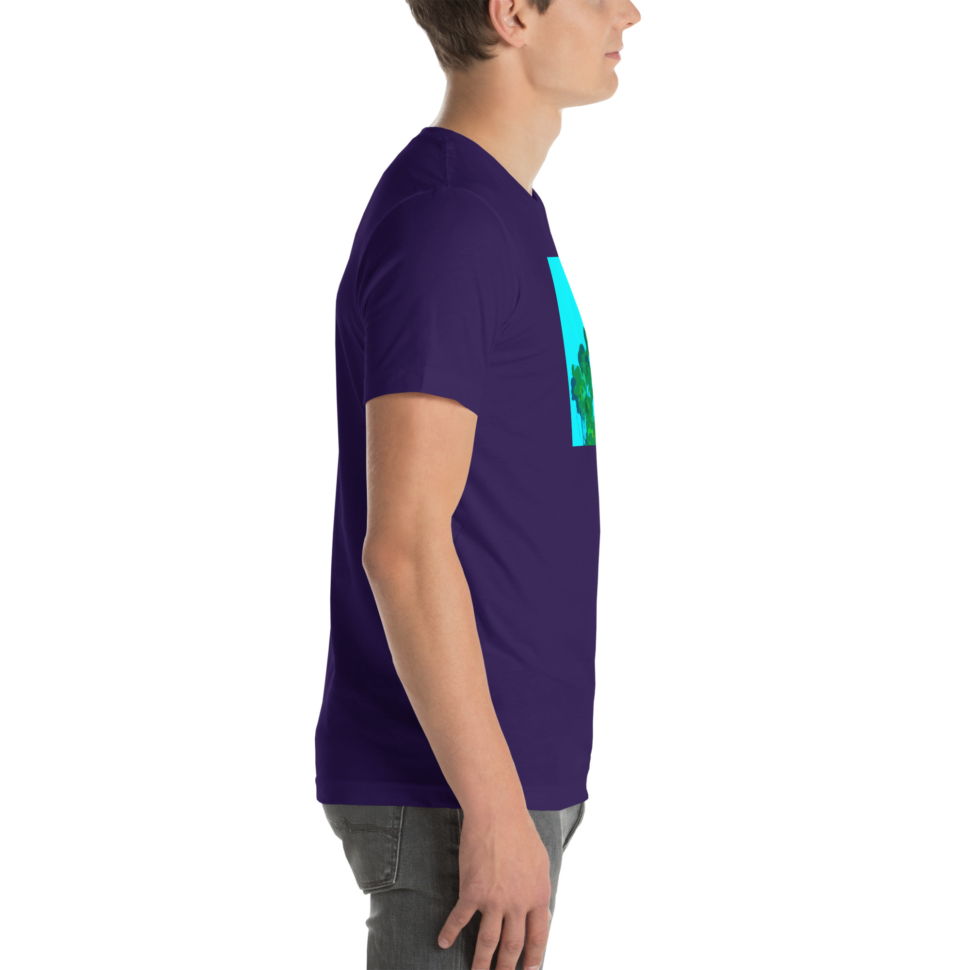 Unisex Staple T-Shirt Team Purple Right