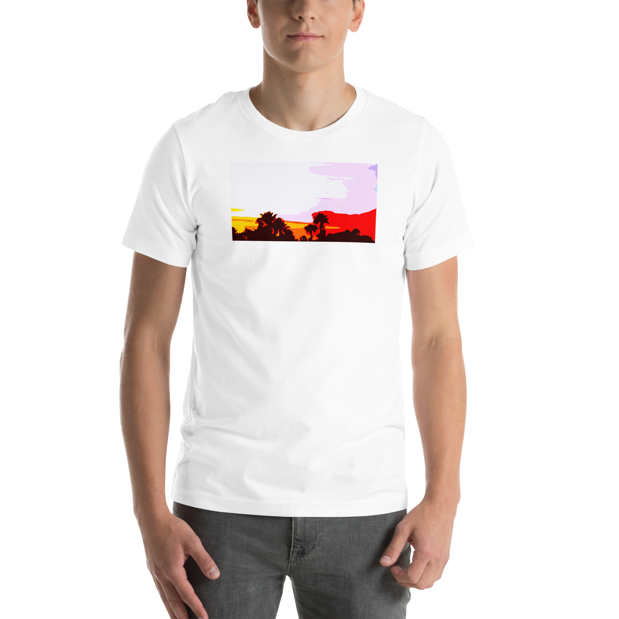 Unisex Staple T-Shirt White Front