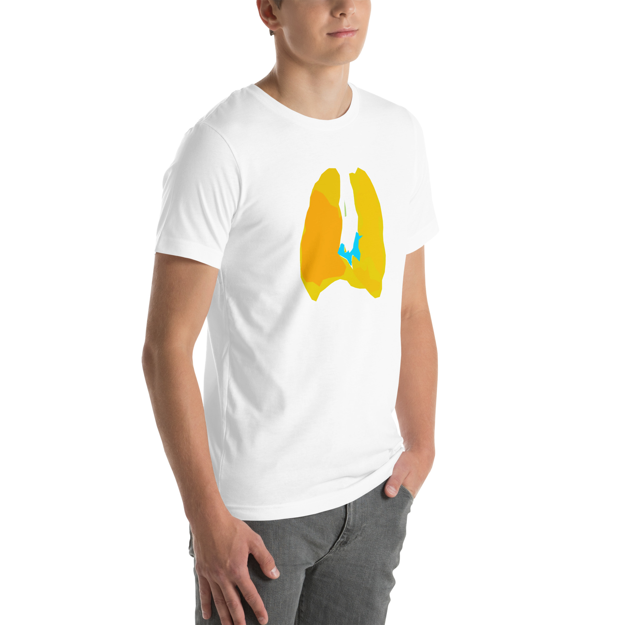 Unisex Staple T-Shirt White Right Front