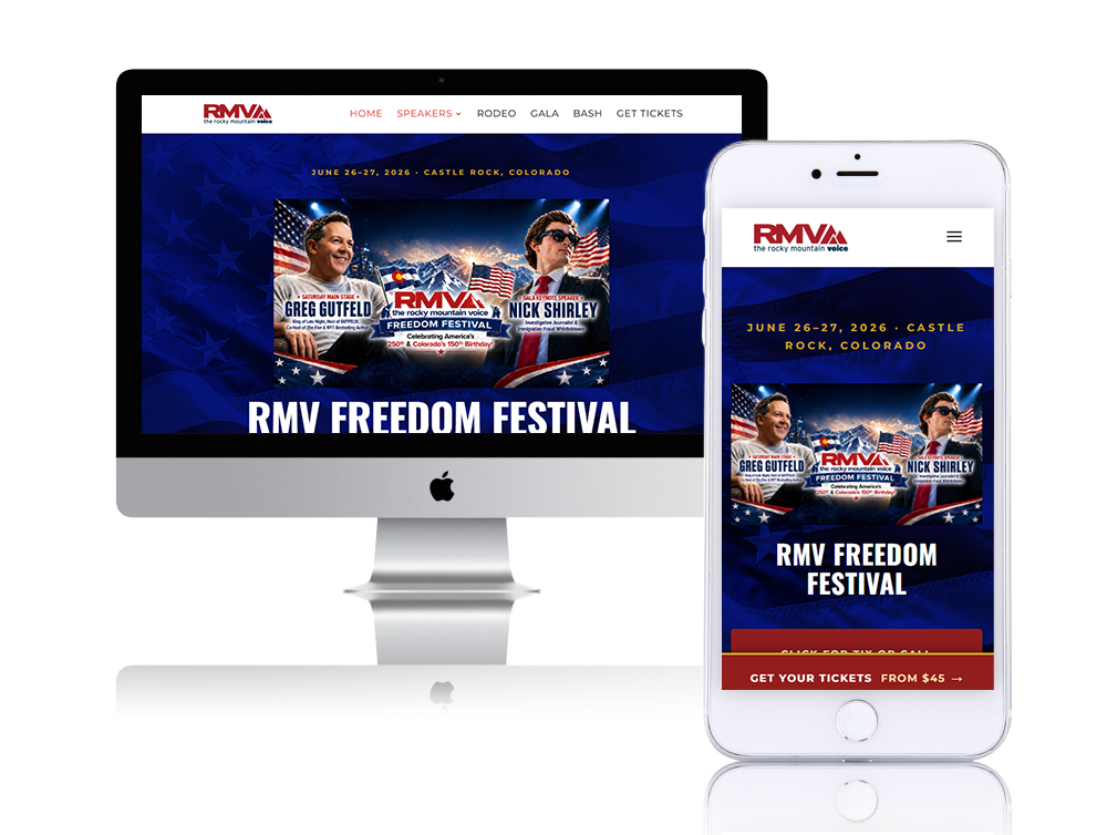 RMV Freedom Fest event website designed by Tridigiam RMV Freedom Fest event website designed by Tridigiam