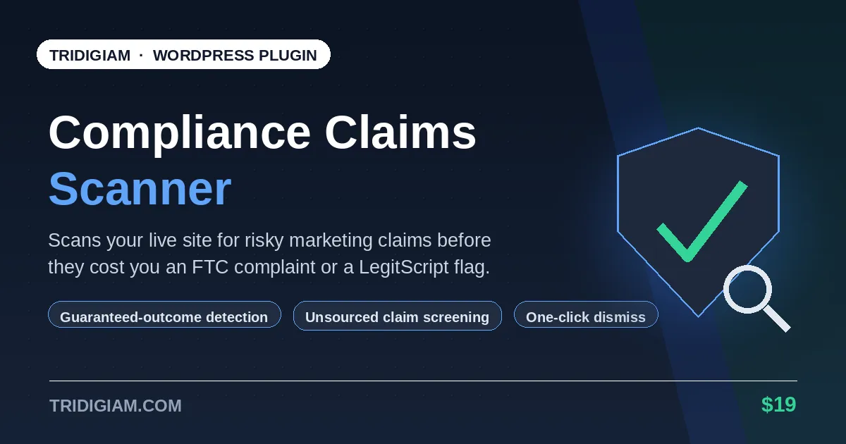 Compliance Claims Scanner